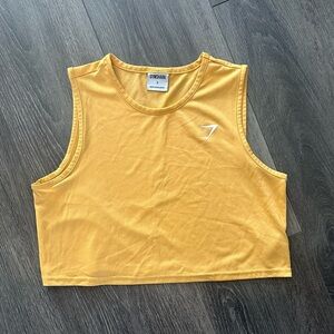 Gymshark Women's Orange Crop Top